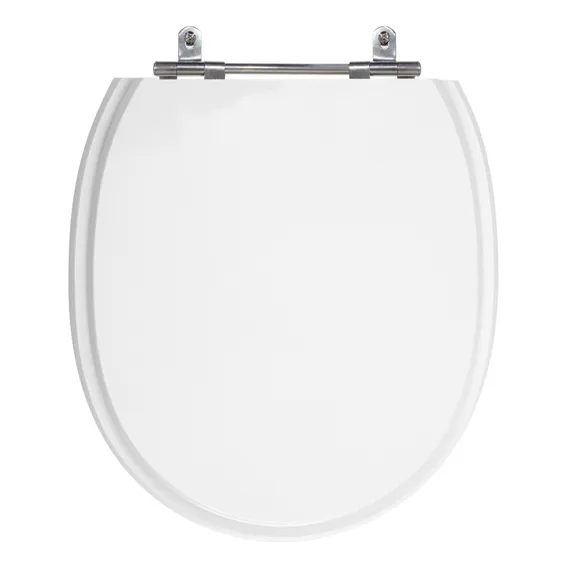 Assento Poliéster Laminado Village Branco Para Vaso Deca Foto 1