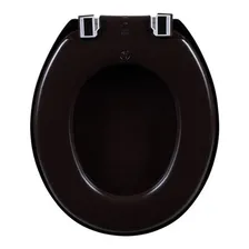 Assento Sanitário Almofadado Astra Convencional Marrom Foto mini 4