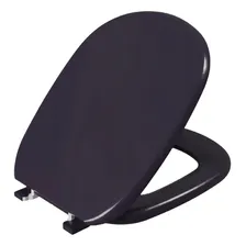 Assento Sanitário Almofadado Astra Sabatini Preto Vaso Icasa Foto mini  2