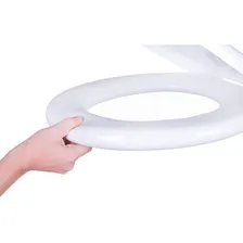 Assento Sanitário Almofadado Astra Stylus Branco Vaso Celite Foto mini 2