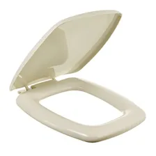 Assento Sanitário Almofadado Astra Vaso Stylus Celite Bege Foto mini 1
