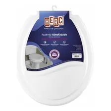 Assento Sanitário Almofadado Branco Herc Redondo Oval Foto mini 2