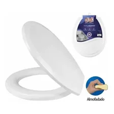 Assento Sanitário Almofadado Branco Herc Redondo Oval Foto mini 3