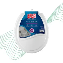 Assento Sanitário Almofadado Branco Herc Redondo Oval Foto mini 1