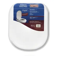 Assento Sanitário Almofadado Carrara Astra Tca/k Gelo 17 Foto  mini 1