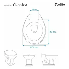 Assento Sanitário Almofadado Clássica Branco Para Celite Foto mini 4