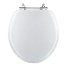 Assento Sanitário Almofadado Clássica Branco Para Celite Foto mini 1
