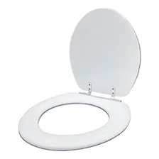 Assento Sanitário Almofadado Diamantina Branco Para Icasa Foto mini  2