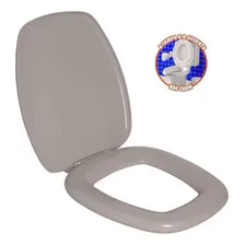 Assento Sanitario Almofadado Incepa Thema Cinza Astra Cor Cinza Platina Foto mini 4
