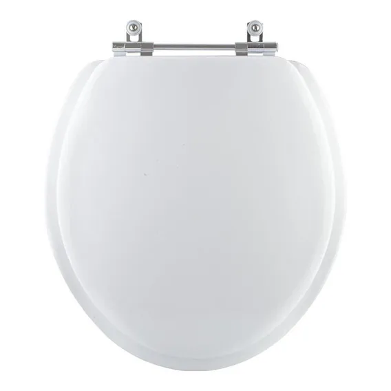 Assento Sanitário Almofadado Luxo Izy Branco Para Vaso Deca Foto 1