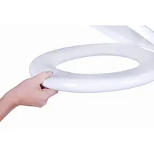 Assento Sanitario Almofadado Oval Branco Suavit Tigre Foto mini 4