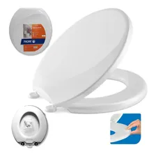 Assento Sanitario Almofadado Oval Branco Suavit Tigre Foto mini 3