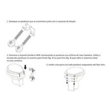 Assento Sanitário Almofadado Prime Bege Herc Convencional Foto mini 3