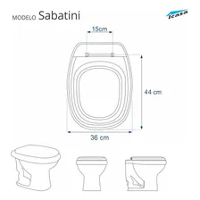 Assento Sanitário Almofadado Sabatini Branco Para Vaso Icasa Foto mini 4