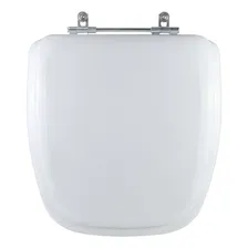 Assento Sanitário Almofadado Savary Branco Para Vaso Eternit Foto mini 1