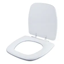 Assento Sanitário Almofadado Savary Branco Para Vaso Eternit Foto mini 2