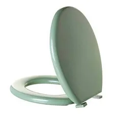 Assento Sanitário Almofadado Vaso Oval Astra Verde Claro Foto mini  2