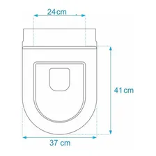 Assento Sanitário Calypso Branco Para Louça Incepa 6lpf Foto mini  2