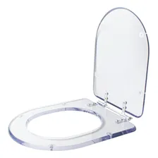 Assento Sanitário Carrara Transparente Para Vaso Deca Foto mini 2