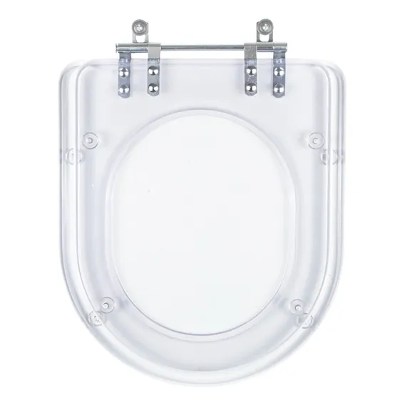 Assento Sanitário Carrara Transparente Para Vaso Deca Foto 1