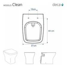 Assento Sanitário Clean Branco Para Louça Deca Foto mini  3