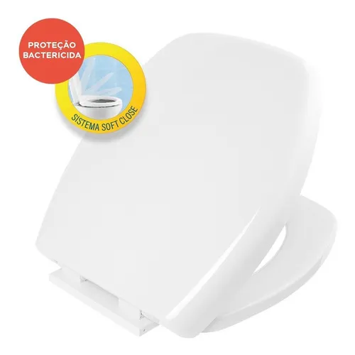 Assento Sanitário Com Soft Close Censi Thema Branco Foto 1