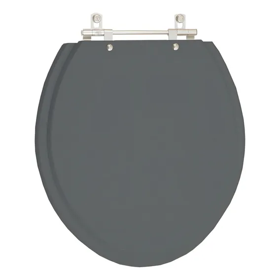 Assento Sanitario Convencional Cinza P/ Vaso Ideal Standard Foto 1