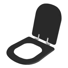 Assento Sanitario Fechamento Lento Etna Preto Para Icasa Foto mini 2
