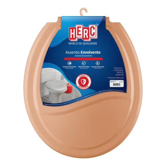 Assento Sanitário Ideale Caramelo Herc Foto 1