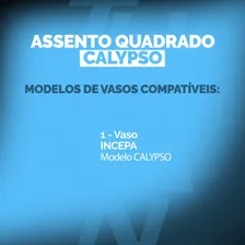 Assento Sanitario Incepa Calypso Branco Tampa Privada Incepa Foto mini  2