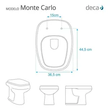 Assento Sanitário Monte Carlo Rosa Floral Para Louça Deca Foto mini 3