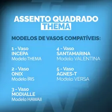 Assento Sanitario MORGAN/TUPAN INCEPA THEMA Tampa Privada Thema Hawaii Branco Foto mini 3