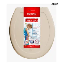 Assento Sanitário Oval Max Areia Mebuki Foto mini  3