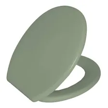 Assento Sanitário Oval Plástico Verde 3 Astra Foto  mini 1