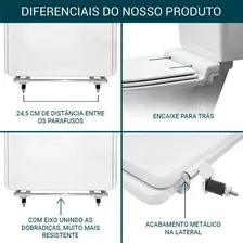 Assento Sanitário Poliéster Calypso Pêssego P/ Louça Incepa Foto mini 4