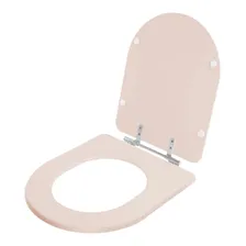 Assento Sanitário Poliéster Carrara Rosa Floral Para Louça Deca Foto mini  2