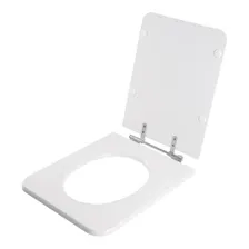 Assento Sanitário Poliéster Square Branco Para Vaso Incepa Foto mini 2