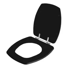 Assento Sanitário Poliéster Thema Preto Para Louça Incepa Foto mini  2