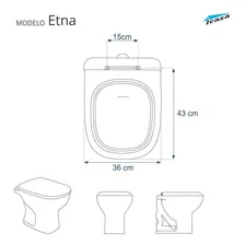 Assento Sanitario Soft Close Etna Branco Para Vaso Icasa Foto mini  3
