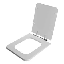 Assento Sanitário Square Cinza Platina Para Louça Cidamar Foto mini 2