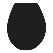 Assento Sanitário Termofixo Oval Luxo Preto Foto mini 2
