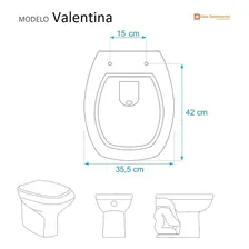 Assento Sanitário Valentina Verde Para Louça Santamarina Foto mini  3