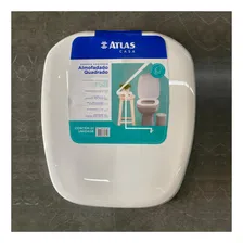 Assento Tampa Sanitário Quadrado Almofadado Atlas Primafer Cor Branco Foto mini  3