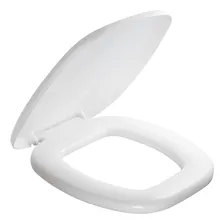 Assento Tampa Sanitário Quadrado Almofadado Atlas Primafer Cor Branco Foto mini  2