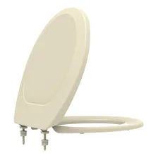 Assento Tampa Vaso Sanitário Universal Oval Creme Tupan Foto mini 2