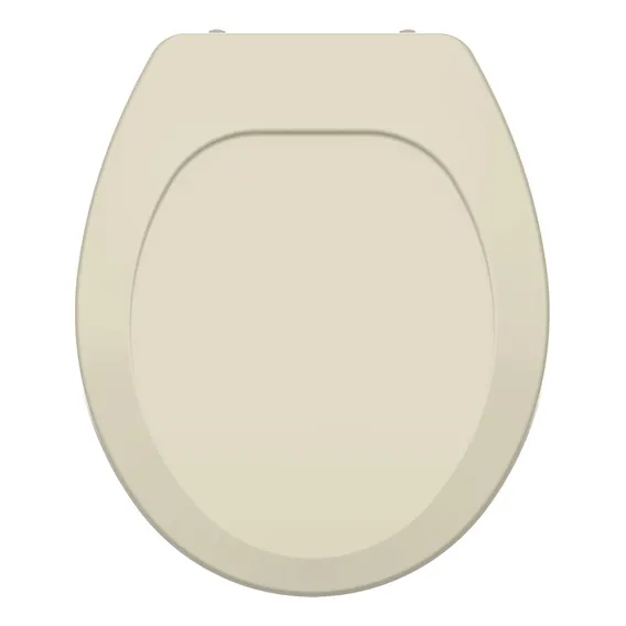 Assento Tampa Vaso Sanitário Universal Oval Creme Tupan Foto 1