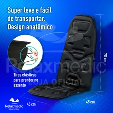Assento Ultra Massage - Relaxmedic - 6 Motores, Carro E Casa Foto mini  2