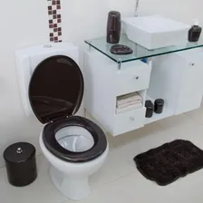 Assento Vaso Oval Almofadado + Parafusos Assento Sanitário Foto mini  2