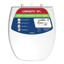 Assento Vaso Sanitário Almofadado Incepa Thema Lorenzetti Cor Branco Foto mini 1