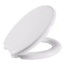 Assento Vaso Sanitario Almofadado Perfumado Oval Astra Cor Branco Foto mini 1